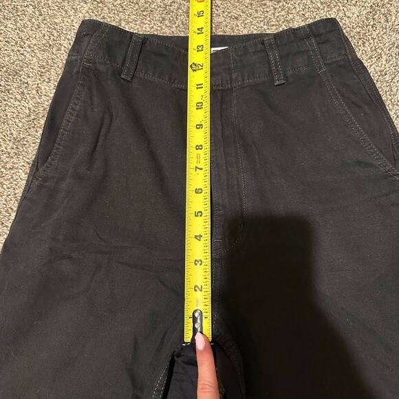 UNIQLO Unisex Relaxed Lightweight Jeans Size 23X32 In Black - Picture 7 of 12